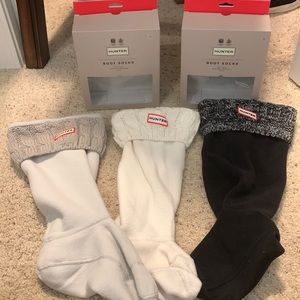 3 Pairs Hunter Tall Boot Socks